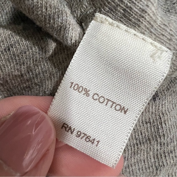 PureJill Womens Cotton Vneck Maxi dress Tan stripe S/S dress Size Medium - Picture 6 of 11